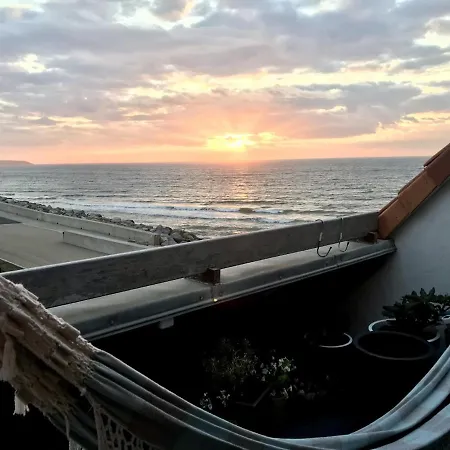 Appartement Duplex avec Jaccuzi vue sur la baie de Wissant Extérieur photo