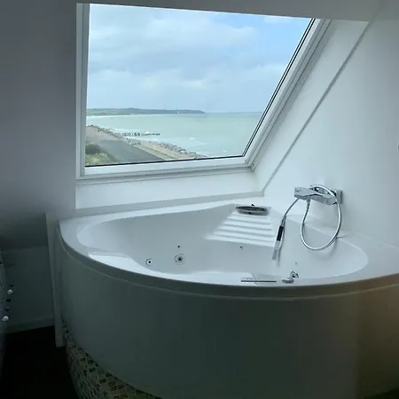 Appartement Duplex avec Jaccuzi vue sur la baie de Wissant Extérieur photo